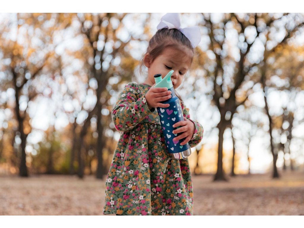 valentínsky darček - detská nerezová fľaša klean kanteen